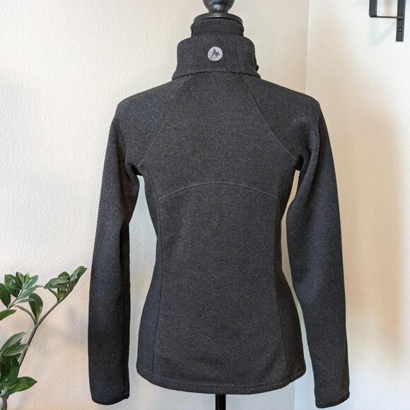 Marmot Ordesa Poartec Fleece Gray Full Zip Women's Jacket - Picture 2 of 8